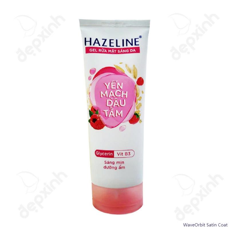 Sữa rửa mặt dưỡng ẩm sáng da Hazeline yến mạch dâu tằm dạng gel