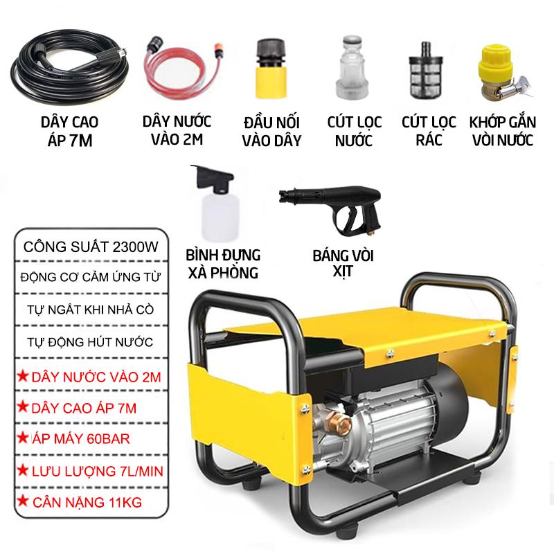 Product Introduction of [2300W-220V-CB ngăn rò rỉ điện] Máy rửa xe mini gia đình áp lực cao công suất mạnh Corleone KLA-G180, thiết bị xịt vệ sinh sân rong rêu áp lực cao, dễ dàng lắp đặt sử dụng 2