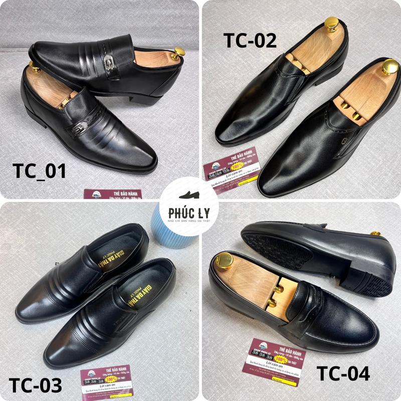 Giày tây công sở da bò cao cấp tăng chiều cao 7cm sang trọng lịch sự - đế cao su khâu đế chắc chắn - bảo hành 12 tháng cao 7 phân giày độn nam giay tang chieuc ao