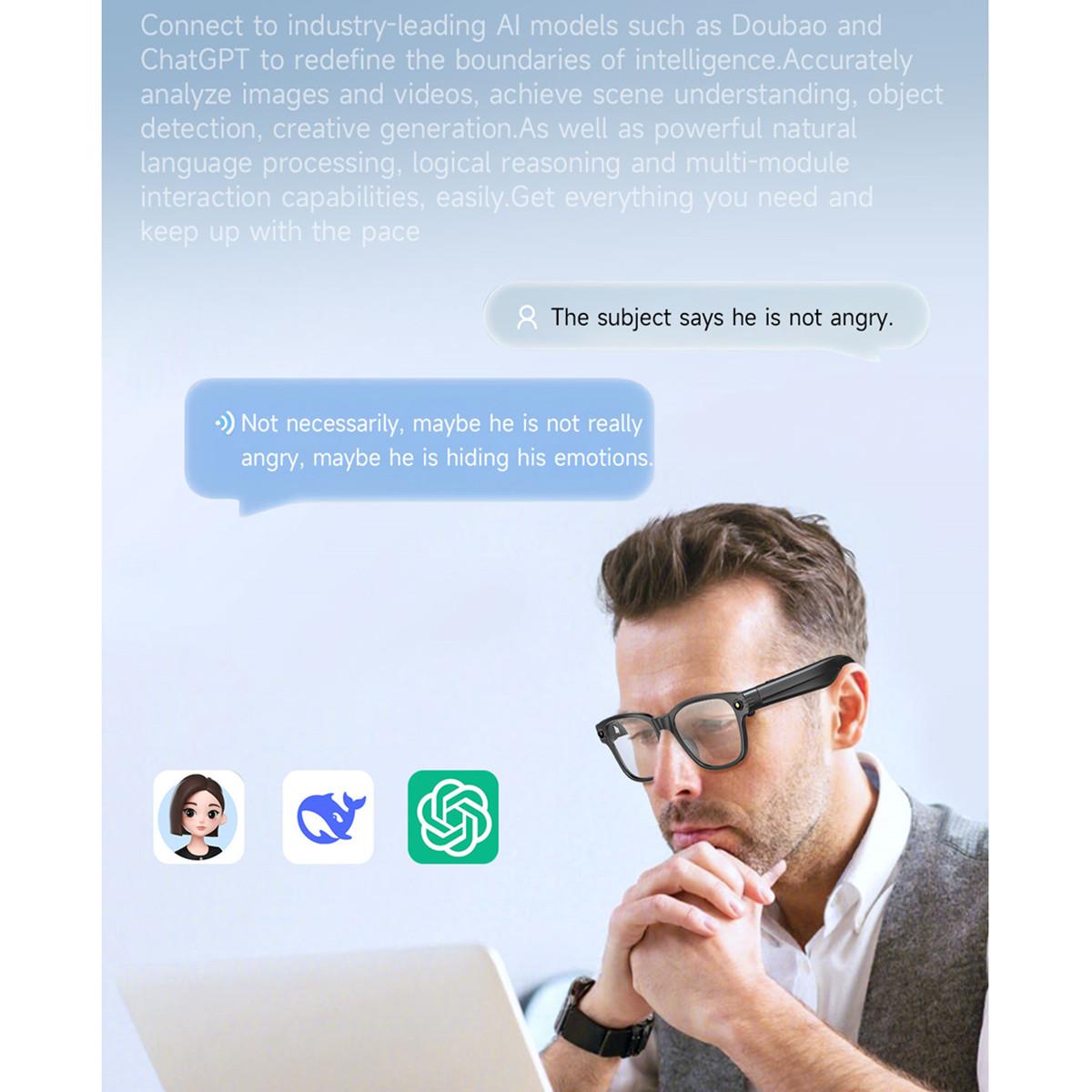 Smart Glasses with Video Camera Myopia Prescription 4GB 8MP Camera Anti Shake Video Shooting Object Recognition Smart Translate - Image 4