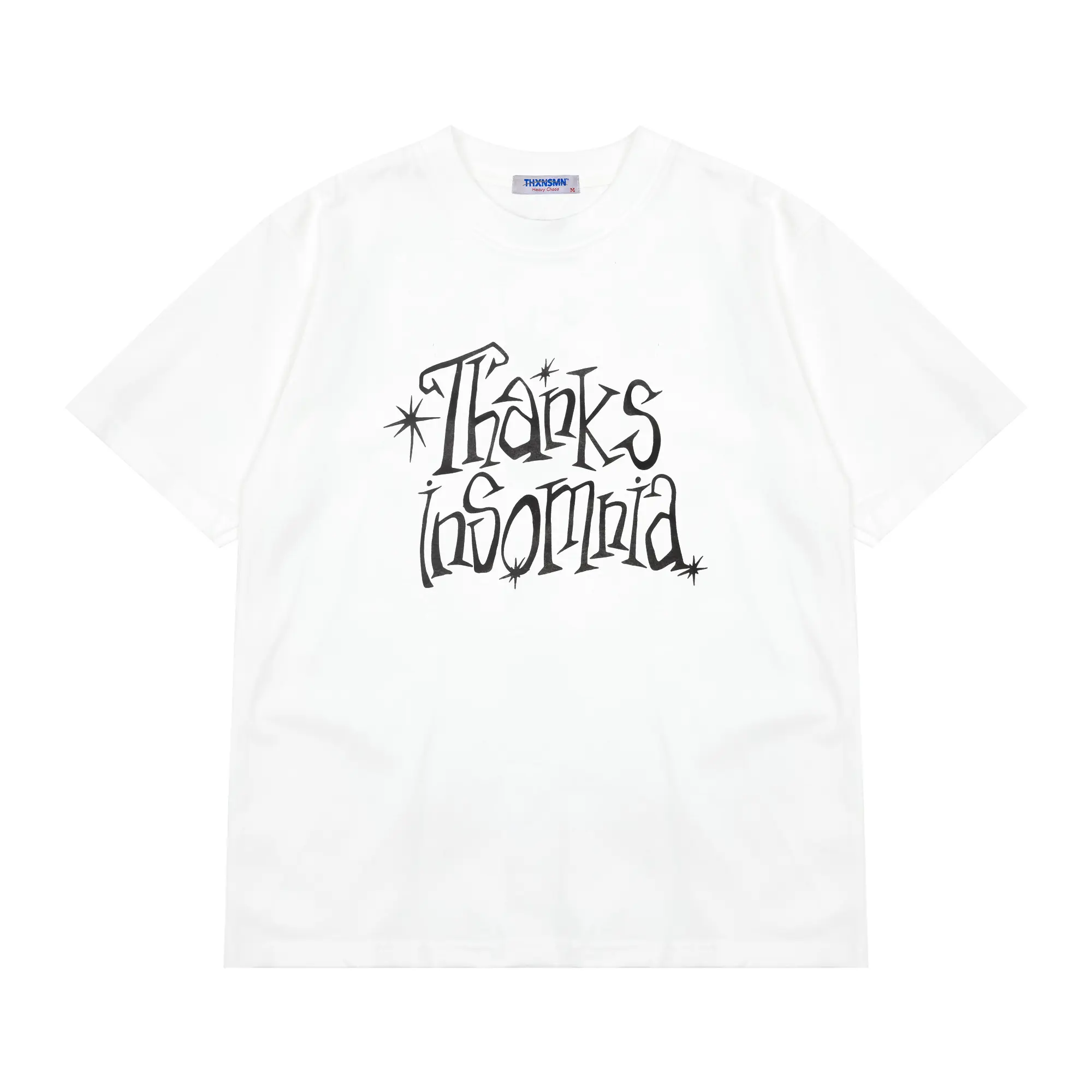 Tshirt Typo Heliosa White - 100% Japan Cotton Aloe 200 Gsm Thanksinsomnia
