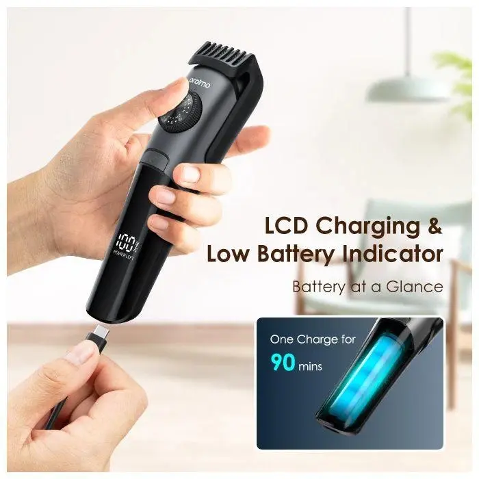 Oraimo Electric Shaver Cukur Portable Waterproof LED Display OPC-TR13N 6