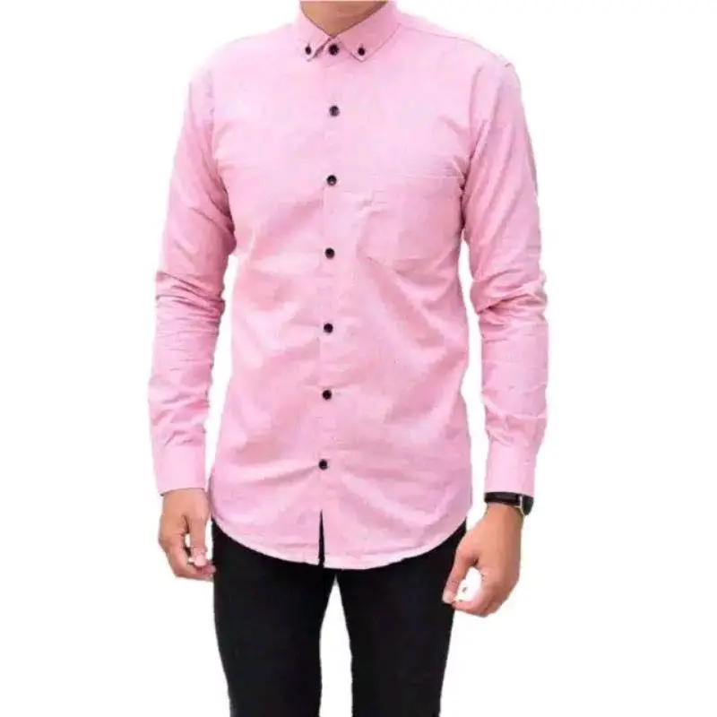 KEMEJA LENGAN PANJANG Polos Formal Casual Slimfit 1