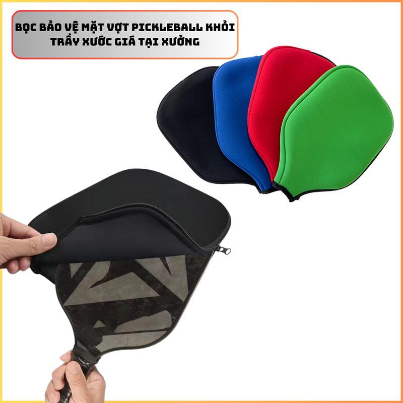 Bao Vợt Bảo Vệ Vợt Pickleball - Túi Bọc Đầu Vợt Pickleball Khoá Kéo