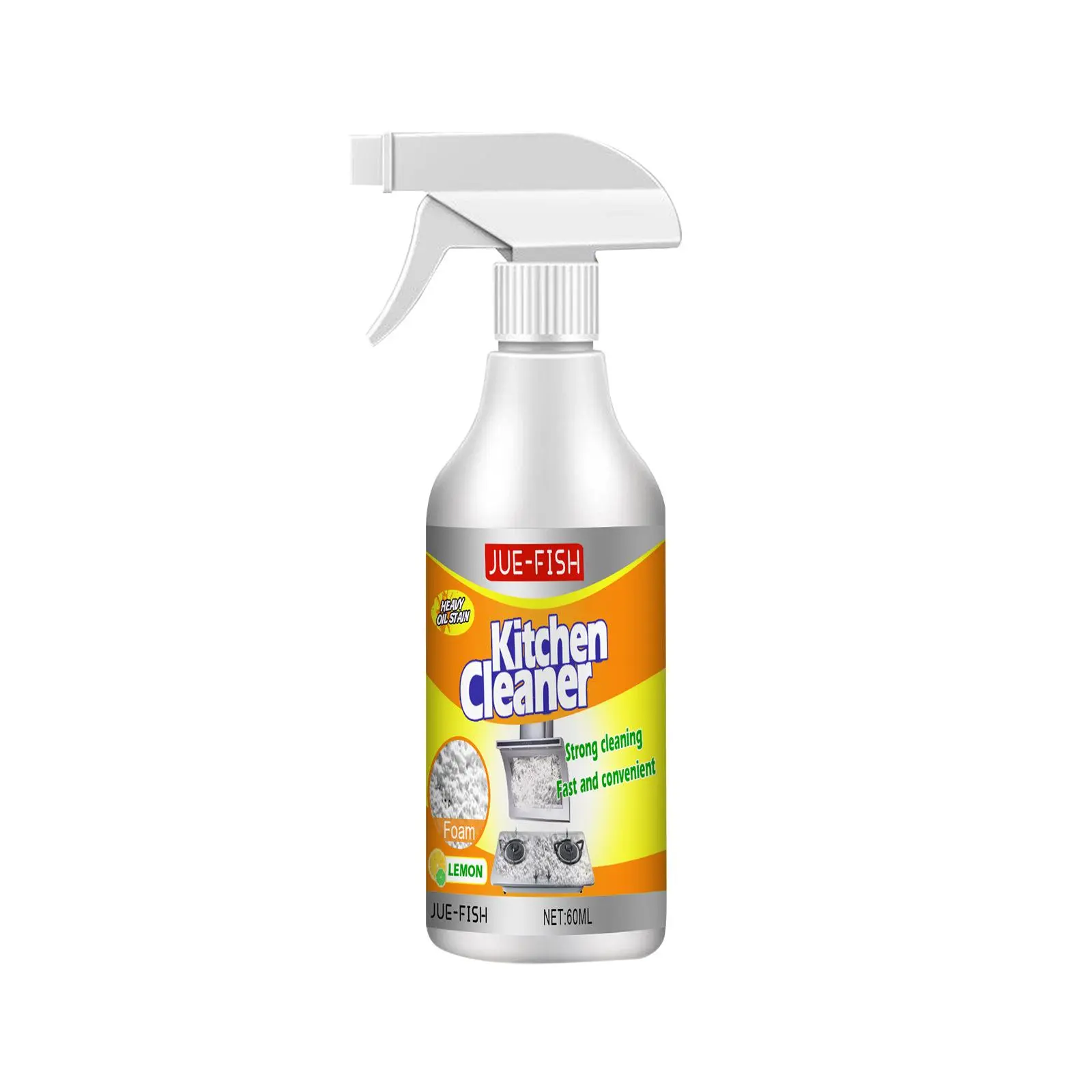 Kitchen Oil-removing Cleaner, 1 Count Household Foam Cleaner for Oil Stain, Kitchen Cleaning Supplies, Household Cleaning Products