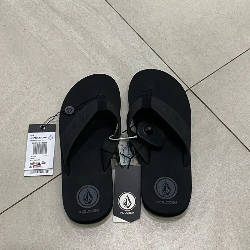 Sandal Volkom Daycation Black Destructo Original 2