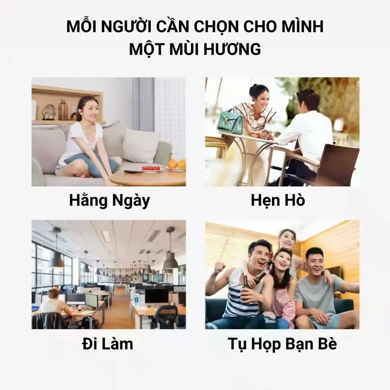 Nước hoa nam thơm lâu hương nhẹ nhàng nam tính Saugace 100ml dầu thơm nam cao cấp NH162 Perfume Cosmetic Xịt Thơm Tinh Dầu 5