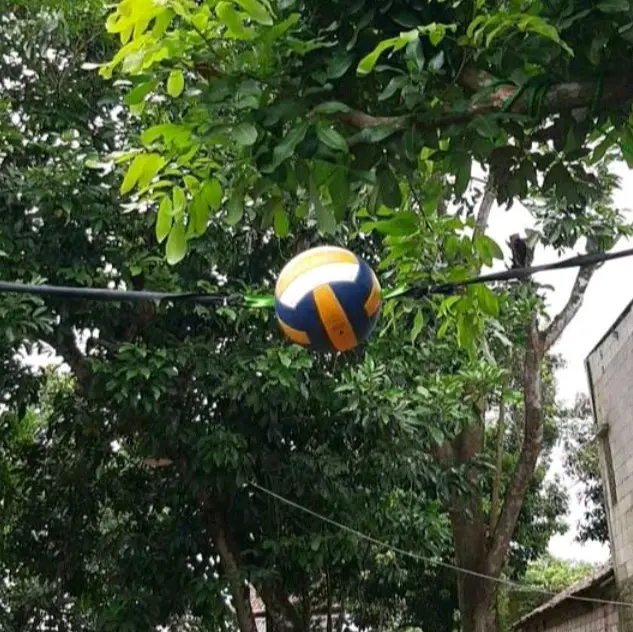 BOLA VOLI VOLY VOLLEY GANTUNG TRAINING SMASH SPIKE GRATIS JARING DAN PENTIL Ball geng gaman 3