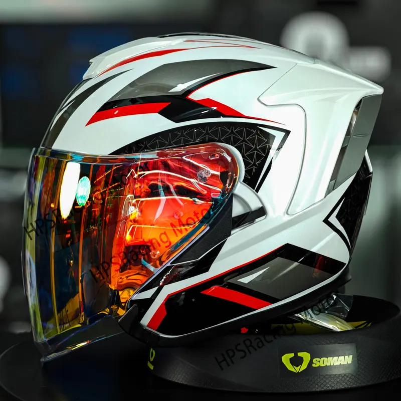 Mũ Bảo Hiểm 3/4 2 Kính RSV R05 Helmet - Mũ Bảo Hiểm Chính Hãng 8