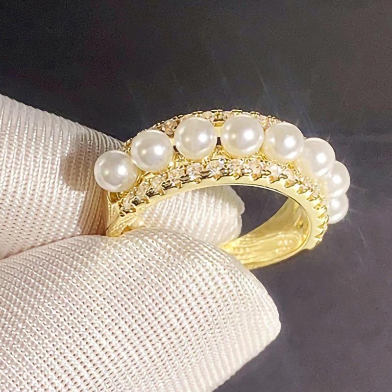 Product Introduction of 8mm New Light Luxury Fashion Small Savage Waist Shape Ring Senior Sense Of Exquisite And Elegant Versatile Index Finger Ring 9