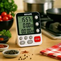 Gambar IDEALIFE - Multifunction Timer (Clock & 2 Timer Mode) - Jam Digital Multifungsi - TI-3001 dari IDEALIFE ONLINE STORE Kota Administrasi Jakarta Utara 4 Tokopedia