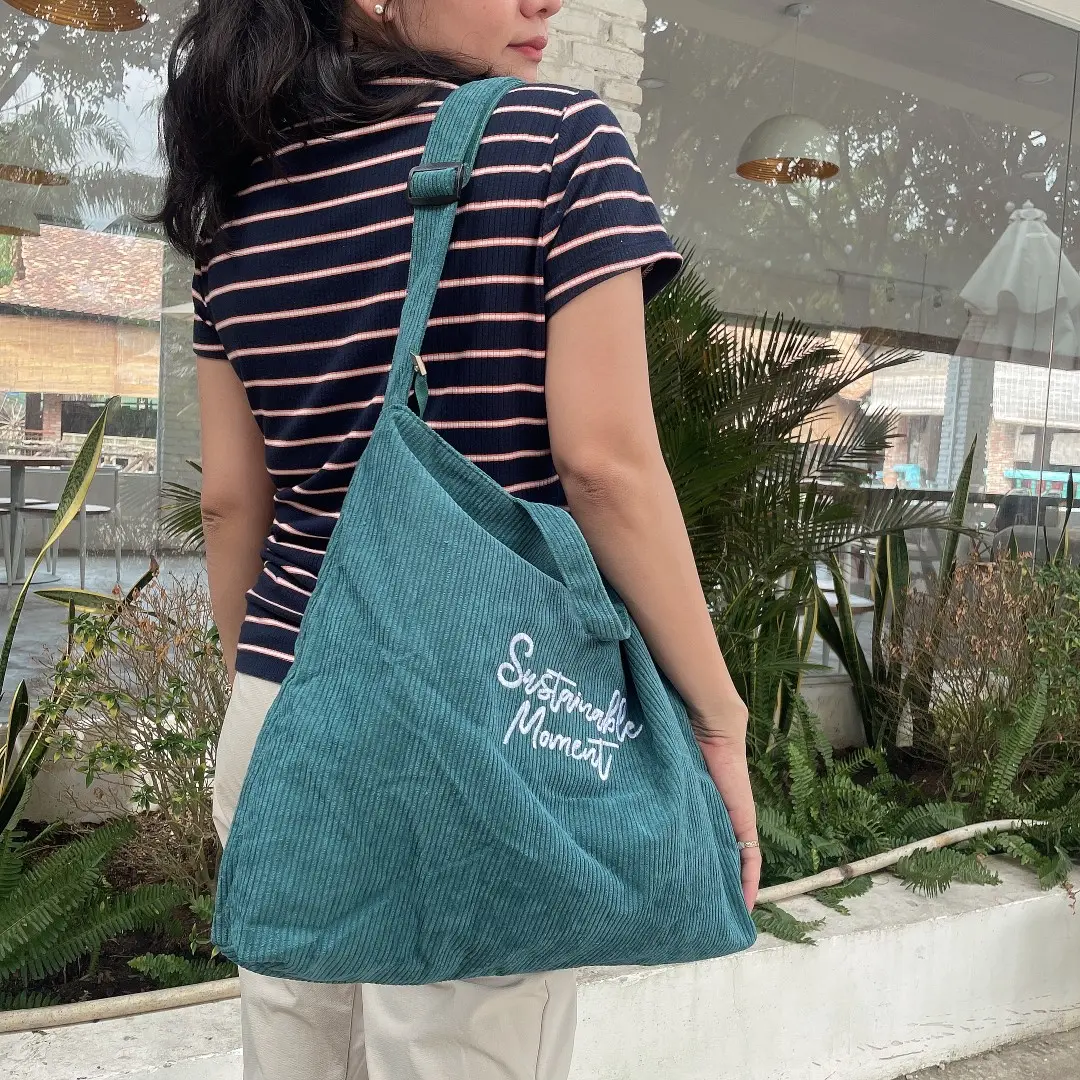 Túi xách vải nhung, dày dặn, kiểu công sở, đựng giấy tờ A4 Bag Nữ