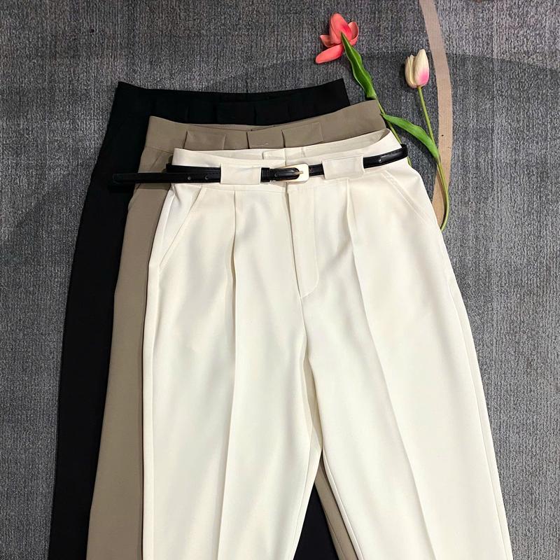 QUẦN BAGGY 1 NÚT TRƯỚC CHẤT COTTON LẠNH CAO CẤP 2