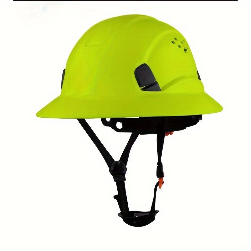 Product Introduction of 1pc Full Brim Safety Helmet With Breathable Structure, Safety Helmet Work Safety Helmet For Men And Women, 6-point Adjustable Ratchet Suspension 12