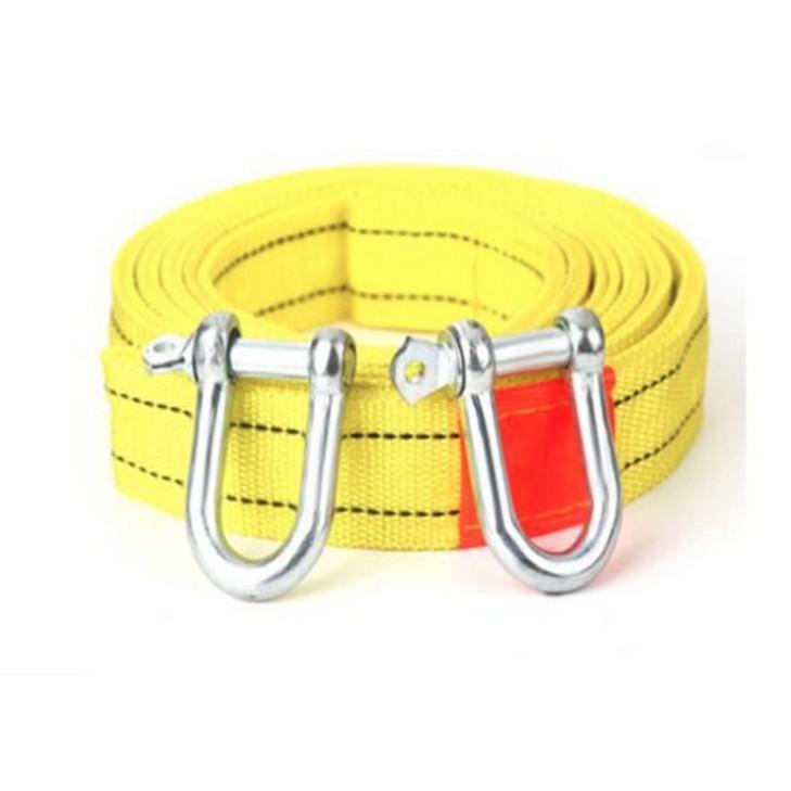 Product Introduction of COD FREE Shipping (SUPER STRONG & STABLE) 3Meter 3Ton Universal Trailer Rope Double Layer Car Tow Rope Towing Strap With Hooks 6