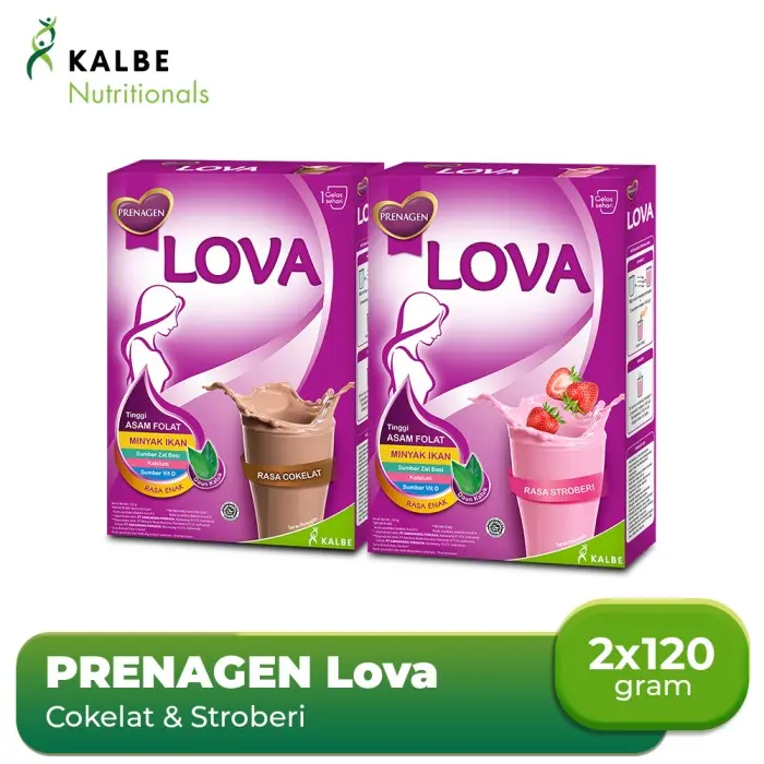 Bundling Prenagen Lova Cokelat 120Gr + Stroberi 120 Gr