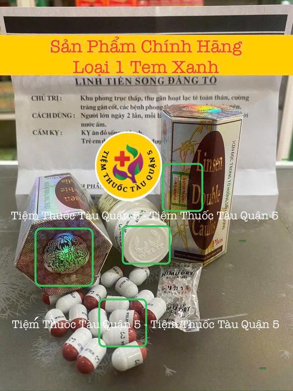 Linh Tiên Song Đằng Tố Plus 20 Viên CHÍNH HÃNG - Linsen Double Caulis Xương Khớp