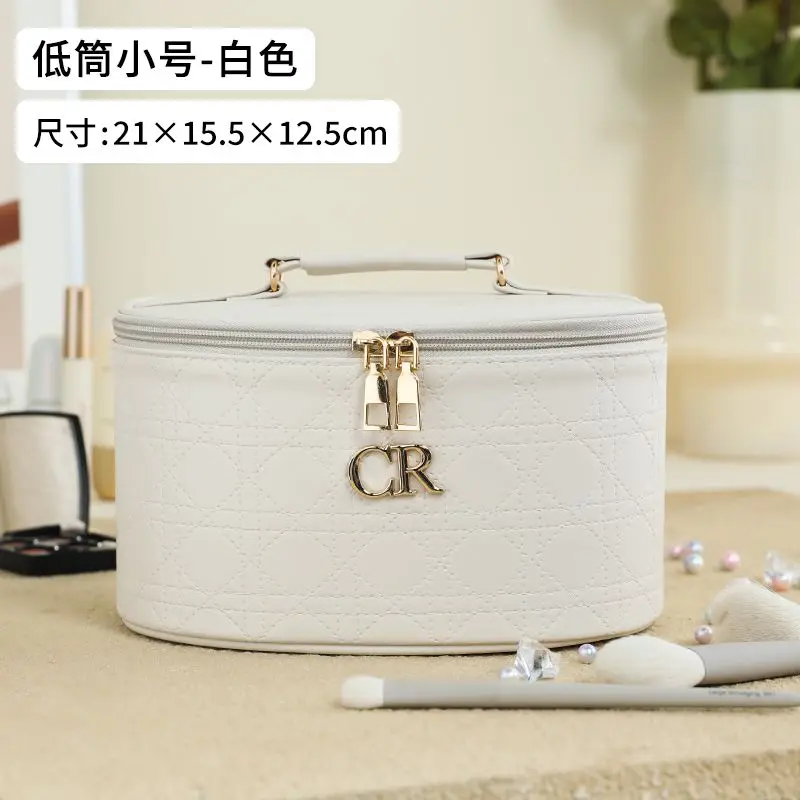 Túi Đựng Mỹ Phẩm, Cầm Tay Và Đơn Giản, Lưu Trữ Mỹ Phẩm Cao Cấp, Thiết Kế Kẻ Sọc, Ưa Nhìn, Dung Tích Lớn, Dành Cho Nữ, Hàng Mới Về Năm 2024