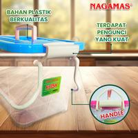 Gambar NAGAMAS Kontainer Box Serbaguna 15 Liter Handle Gagang Penyimpanan dari Nagamas Indonesia Store Kota Tangerang 4 Tokopedia