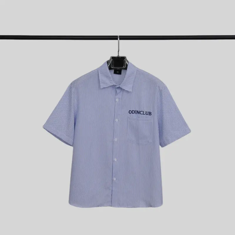 Áo sơ mi cộc tay Stray Odin Club, Áo sơ mi thời trang nam nữ unisex chất liệu vải Oxford 1