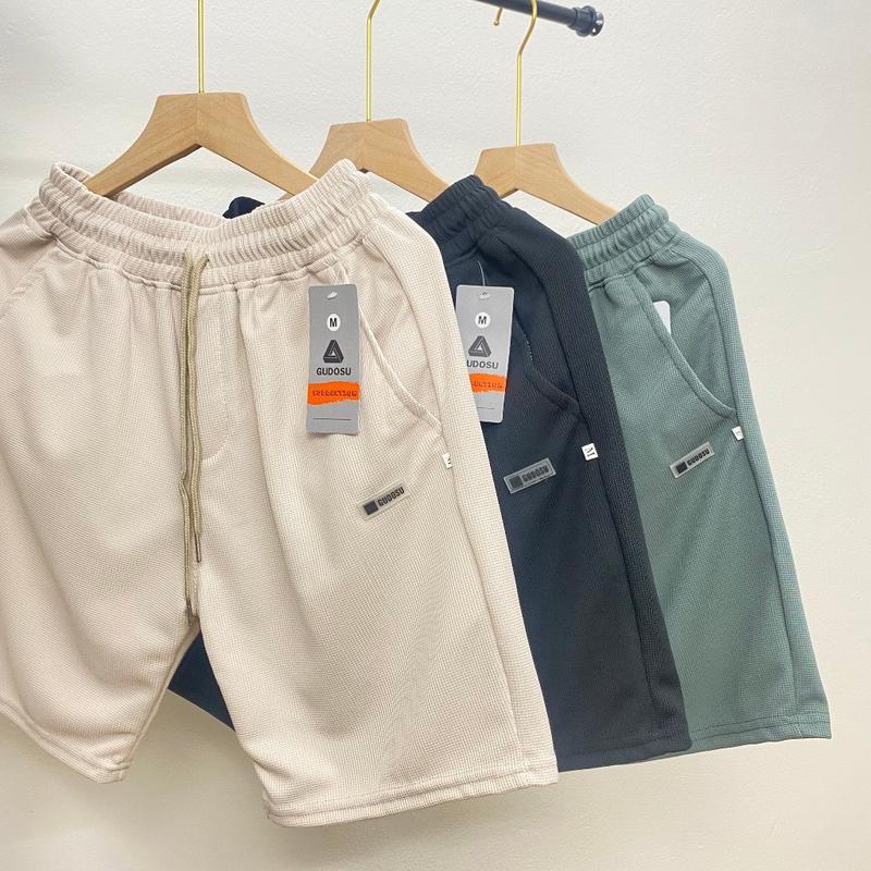 Combo 3 Quần short đùi nam nữ gudosu vải tổ ong cao cấp thoáng khí