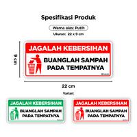 Gambar Jagalah Kebersihan Sign Katrylic / 22 x 9 cm / Akrilik Buang Sampah Pada Tempatnya / Sign Akrilik Kebersihan / Papan Tanda Jaga Kebersihan / Signage Acrylic Toilet Restoran Kantor / Tanda Peringatan Akrilik Jagalah Kebersihan Ruangan - Merah dari Tonata Indonesia Kab. Tangerang 3 Tokopedia