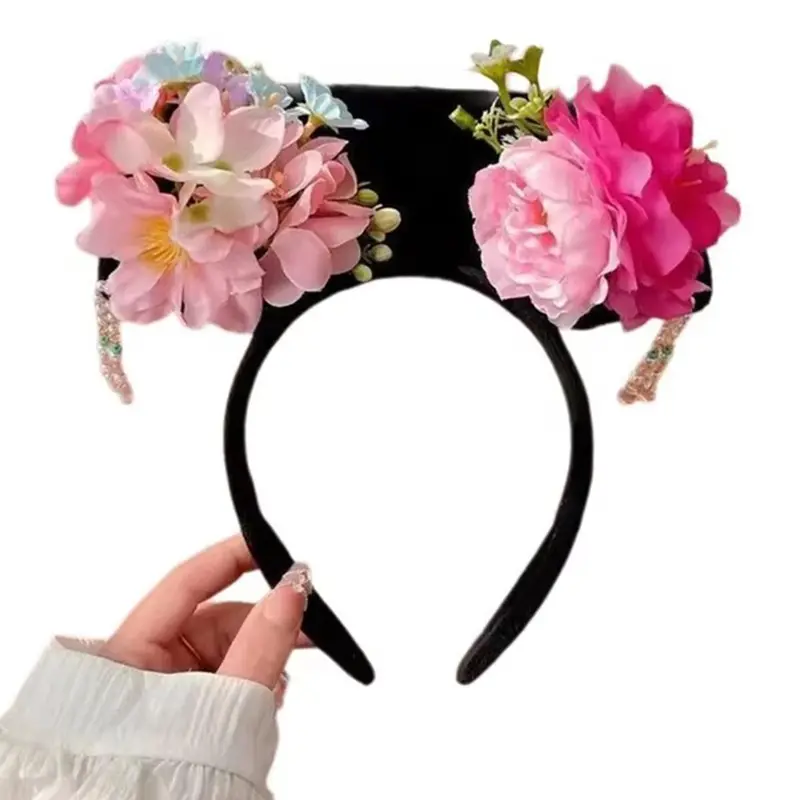 Băng Đô Công Chúa, Qings Cổ Điển, Dành Cho Nữ, Băng Đô Hoa Cổ Điển, Đồ Trang Trí Tóc Trang Phục Trung Quốc, Vòng Tóc, Thích Hợp Cho Trang Phục Nhập Vai Và Tiệc Tùng, Đồ Trang Trí Tóc 6