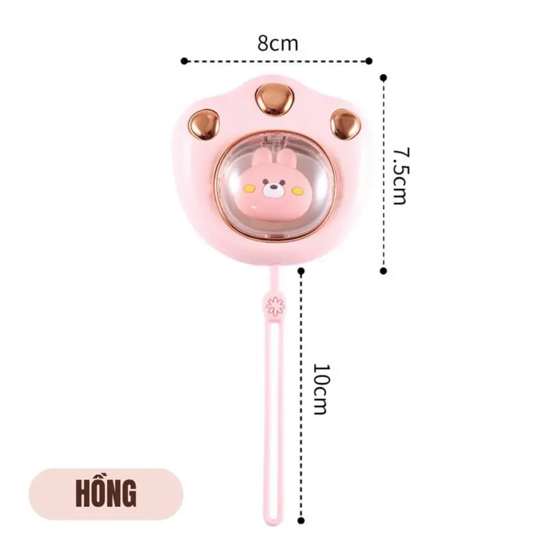 Máy Sưởi Mini Cầm Tay Hình Chân Gấu Máy Sưởi Tay Làm Ấm Nhanh Pin Sạc 2400mAH Nhỏ Gọn Bỏ Túi Siêu Tiện Lợi Sưởi Ấm Sưởi Ấm 8