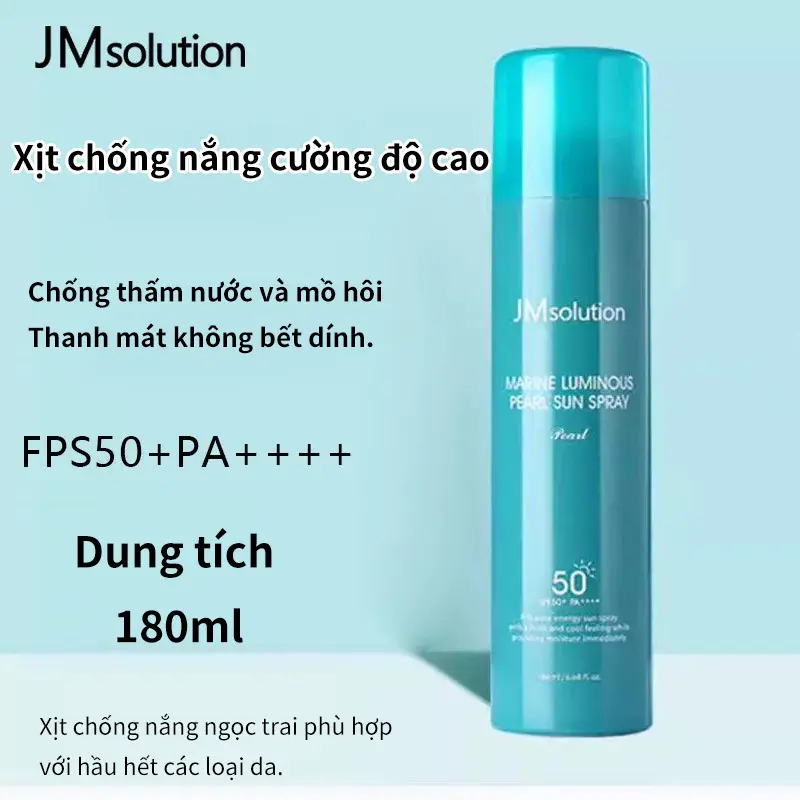 JMsolution Hàn Quốc là dòng sản phẩm xịt chống nắng SPF50+ trắng da và giữ ẩm thích hợp sử dụng cho toàn thân Sản phẩm có kết cấu nhẹ nhàng không nhờn dính bioreuv 7