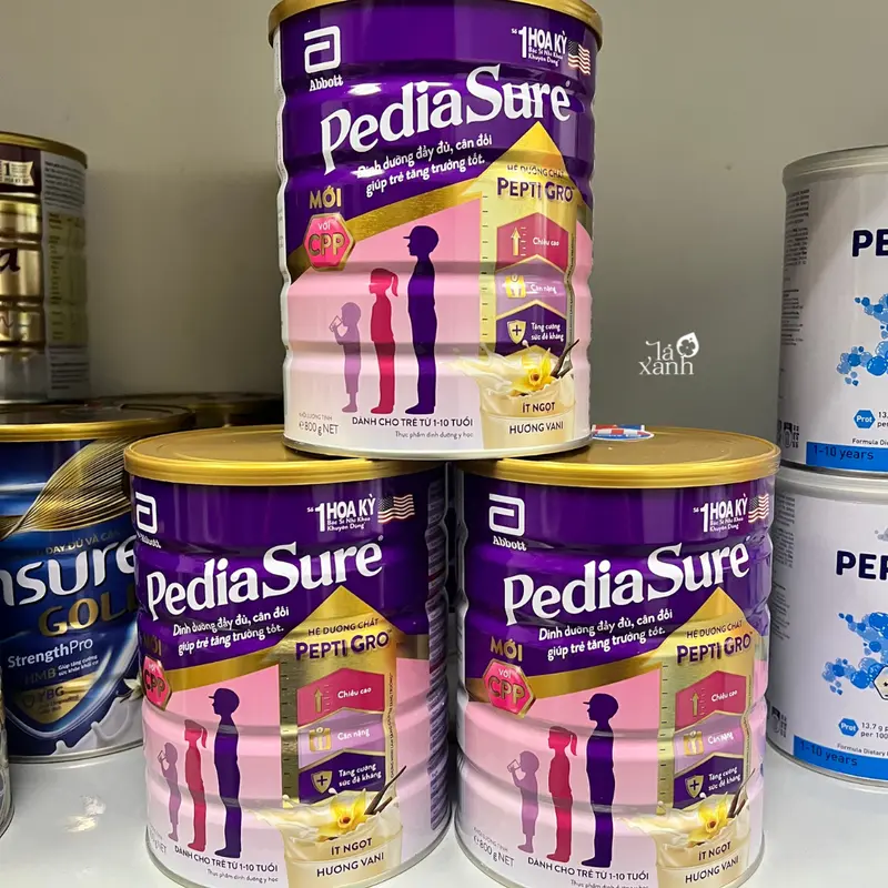 Sữa bột PediaSure 850g vị vani ít ngọt sữa  cong thuc 2
