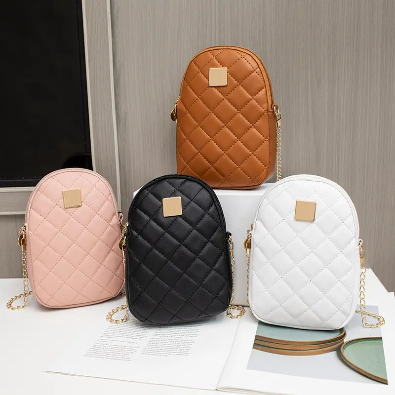 New Casual Phone Bag 2024 Wholesale African Women's Embroidered Simple Shoulder Bag Small Bags