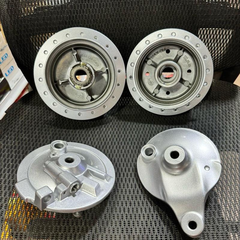 Combo má + đùm trước sau dành cho Wave Dream sơn bạc