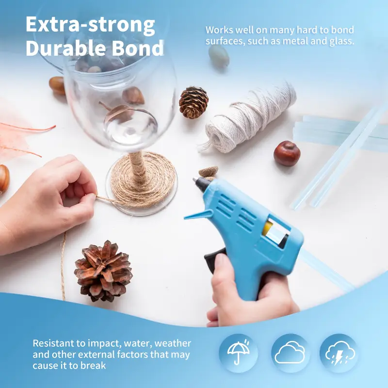 Hot Melt Glue Stick, 7*100mm Hot Glue Stick, DIY Adhesives, Homemade Holiday Gifts, Furniture Restoration, Adhesives 2