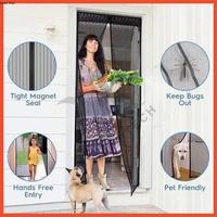 Gambar Hoptech - Tirai Pintu Magnet Anti Nyamuk 90x210cm Kelambu Serangga Fiberglass Tebal Penutup Otomatis - Putih, 120*210CM dari Hoptech Indonesia Jaya Kab. Tangerang 2 Tokopedia