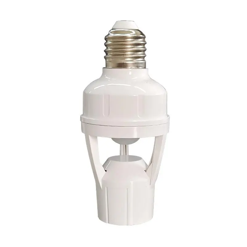 Đui Đèn Cảm Biến Chuyển Động Hồng Ngoại (Tròn) Nối Đui E27 1