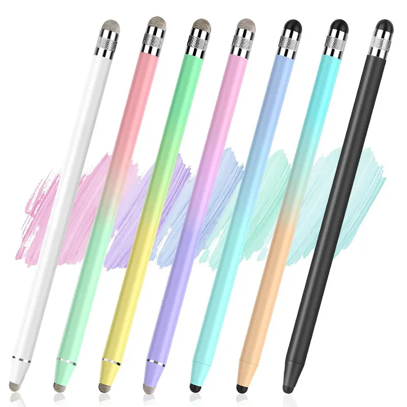 Dual Tip Gradient Universal Capacitive Stylus Pen Compatible with iPad, Mobile Phones, Tablets, Apple Touch Screen Pen, Huawei Stylus Pen, Touch Pen