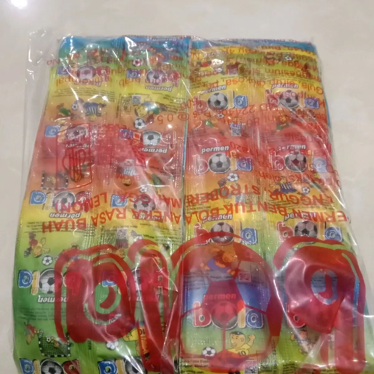 1pack/4renceng/160butir annora bola