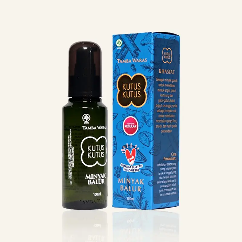 Minyak Kutus Kutus - Minyak Balur / Minyak Urut Herbal Organik Tamba Waras 100ml - Bantu Meredakan Gatal dan Nyeri 3
