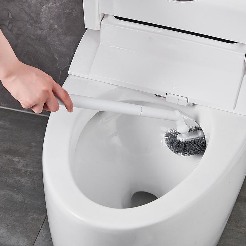 Product Introduction of Wall Mounted Toilet Brush, Long Handle Toilet Brush with Holder, Toilet Cleaning Brush, Bathroom Cleaning Tool, Bathroom Accessories 2