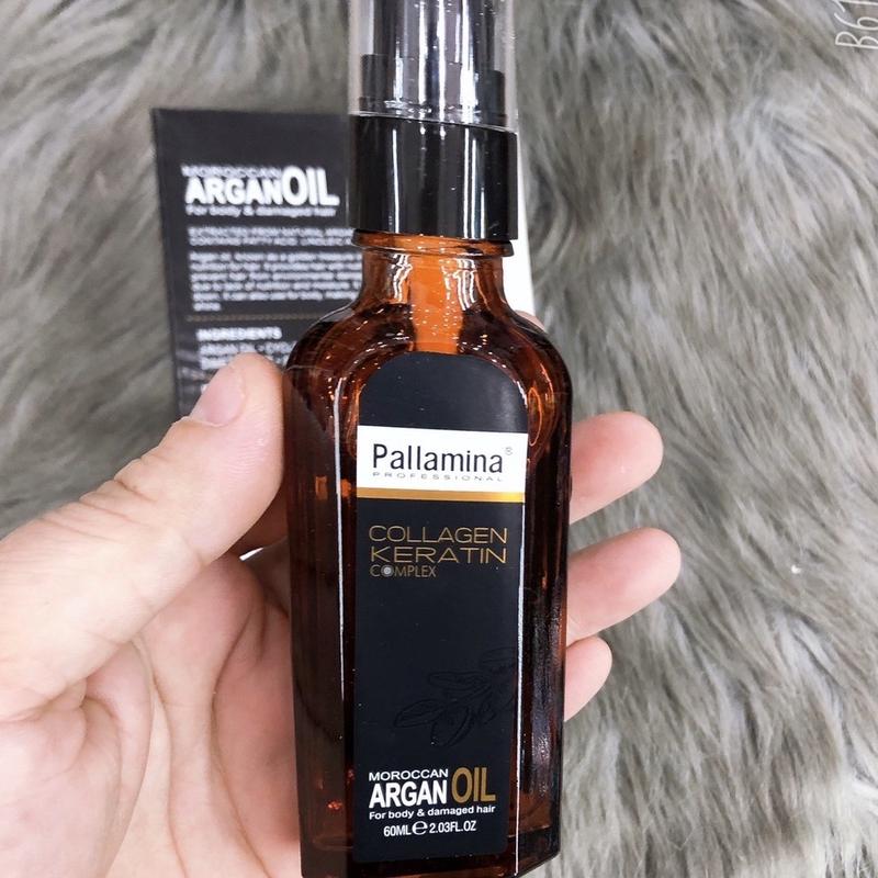  Tinh dầu dưỡng tóc chống khô sơ trẻ ngọn Pallamina 60ml 