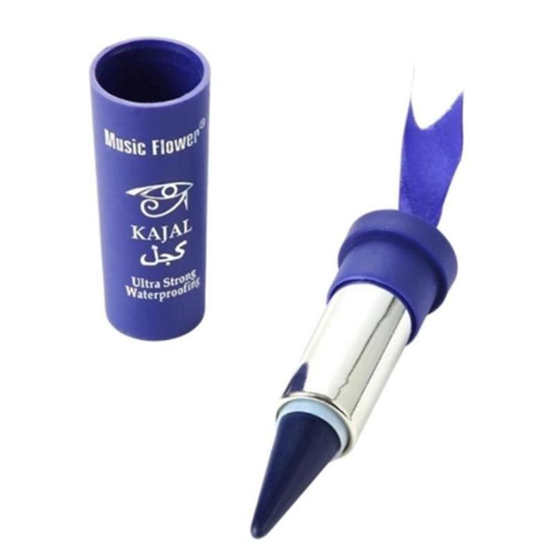 Product Introduction of Women Smoky Eyes KAJAL Eyeliner Solid Thick Black Bold Eyes Liner Gel Pencil Lipstick Style Eyeliner With Streamers 12