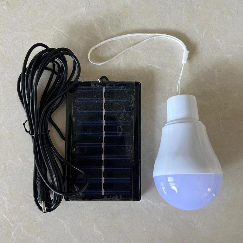 Solar Powered Hanging LED Light, 1 Count Waterproof Emergency Bulb Light, LED Atmosphere Light for Outdoor Garden Patio Yard Wedding Holiday Party Home Room Decor 6