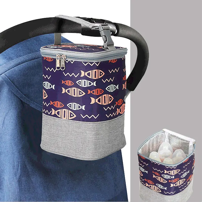 Baby Insulation Breast Milk Bottle Thermal Bag Portable  Infant Feeding Milk Keep Warm Stroller Hang Tote
