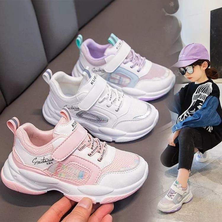 Littlecat Sepatu Anak Non Led  Kids Shoes Sneakers Size 26-30 Usia 3-11 Tahun motif daisy Fashion Laki Laki Perempuan 1