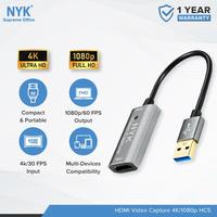 Gambar USB 3.0 HDMI VIDEO CAPTURE STICK 4K 1080P WITH CABLE Accessories - HITAM dari Multi Komputer Kota Administrasi Jakarta Barat 2 Tokopedia