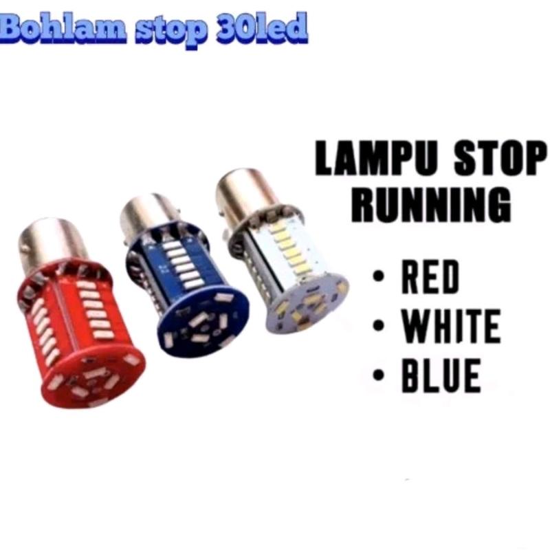 Lampu Rem Motor Running 30 LED Waterfall 1157 - Random - Motorcycle 1