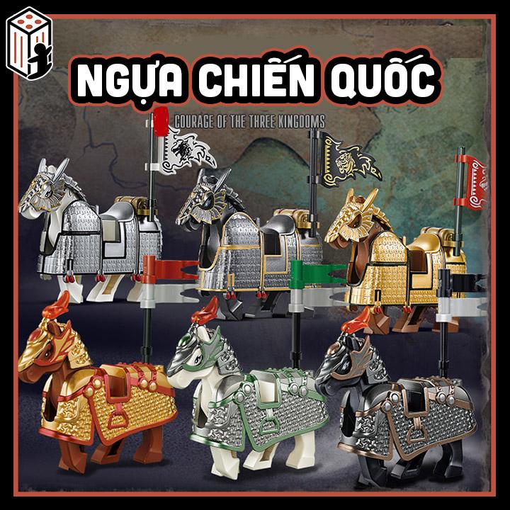  Mô hình Ngựa chiến Tam quốc Đồ chơi Lắp ráp Nhân vật Horse Tam Quốc Diễn Nghĩa 20688 