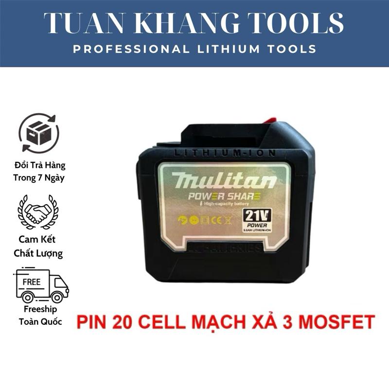Pin Đóng 20 cell lõi xám chân pin phổ thông M21 4cm dùng cho máy khoan máy mài máy khoan bê tông,...