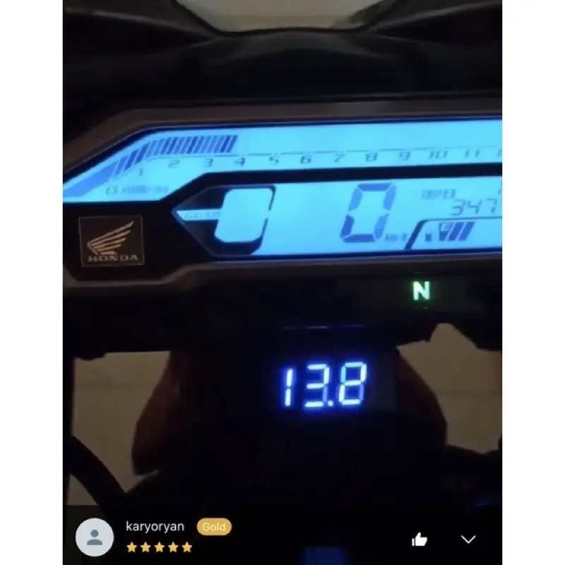 VOLT METER AKI WATERPROOF UNIVERSAL KUALITAS SANGAT MANTAP 2