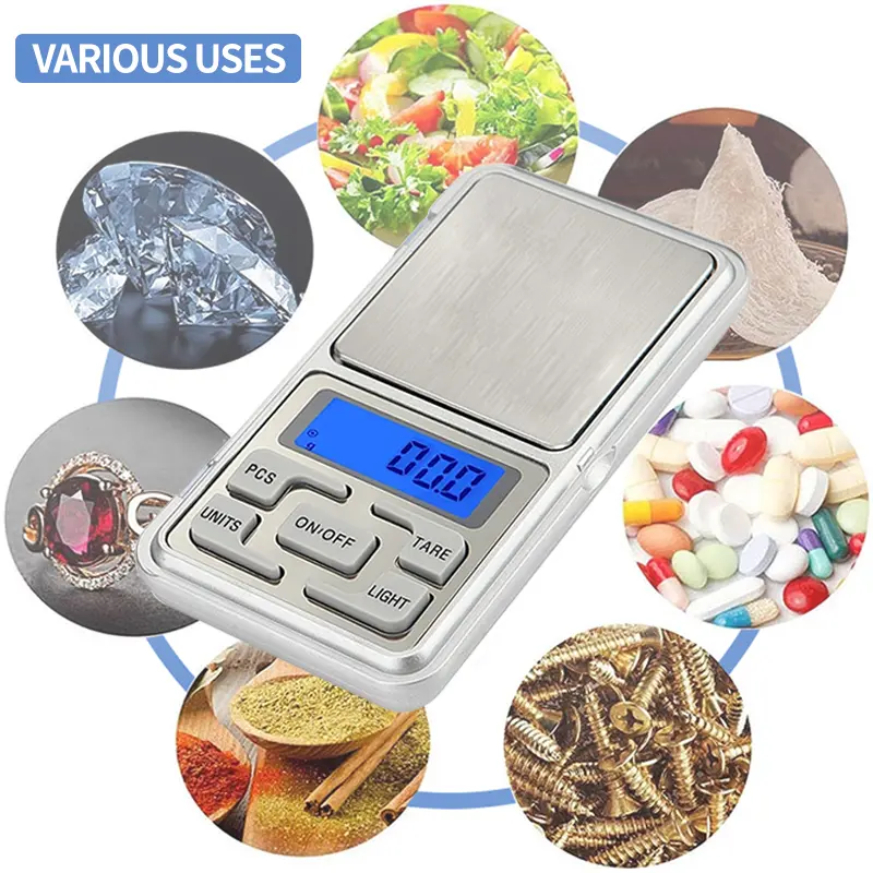 Cân Tiểu Ly Điện Tử Làm Bánh Mini Chính Xác Cao Định Lượng 200g/500g Màn Hình Lcd Đẹp Mắt Dùng Để Cân Trang Sức Sử Dụng Tiện Lợi 6